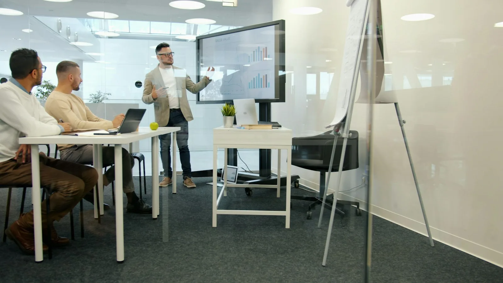 Team planning bottom-of-funnel pages on a roadmap board