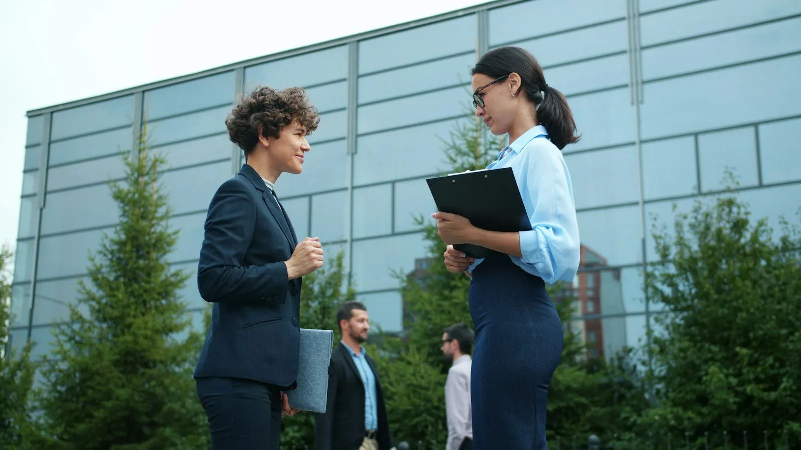 Enterprise office team evaluating software options
