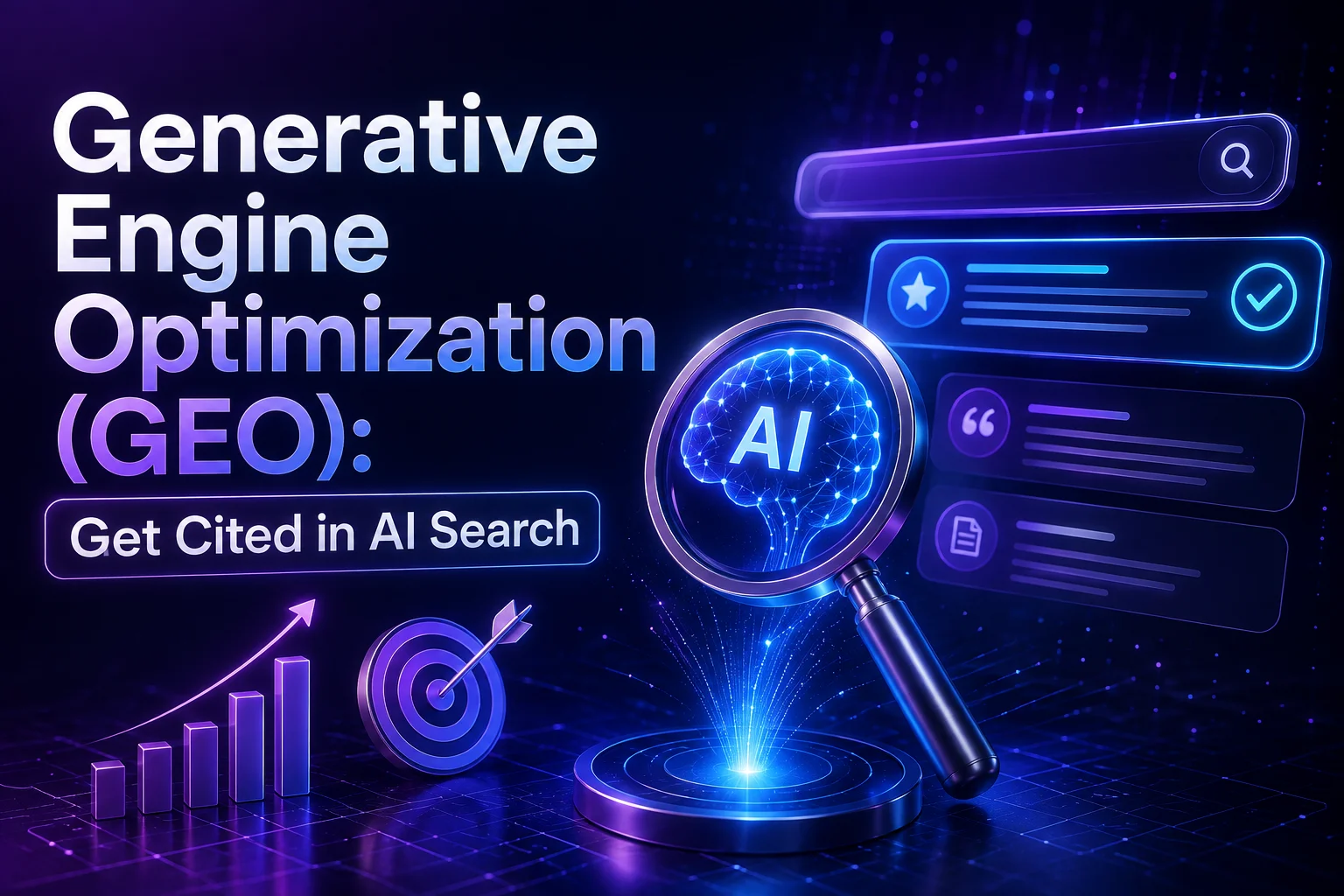 Generative Engine Optimization (GEO): Get Cited in AI Search
