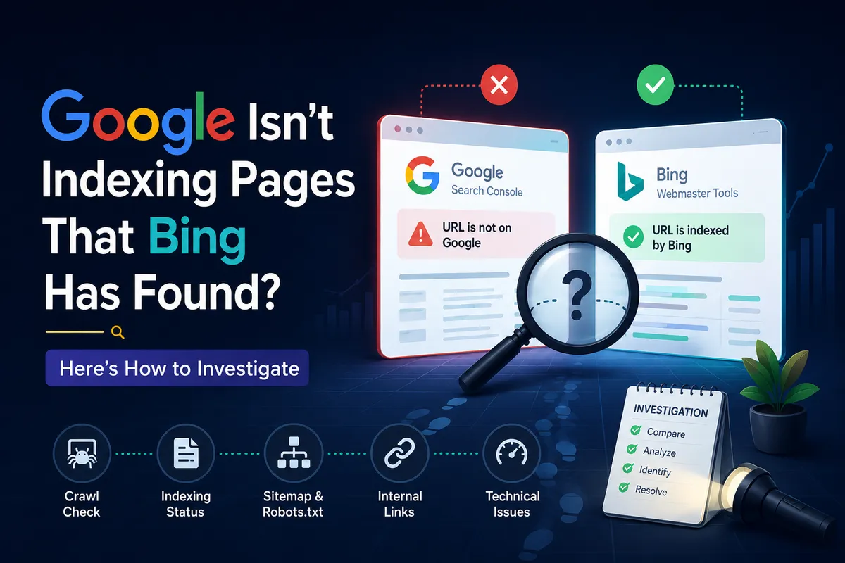 Bing Indexed My Page but Google Hasn't? 6 Checks