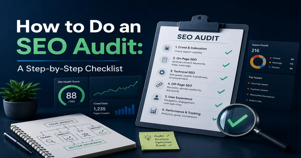 How to Do an SEO Audit: A Step-by-Step Checklist