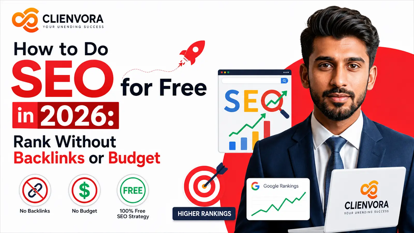 How to Do SEO for Free in 2026: Rank Without Backlinks