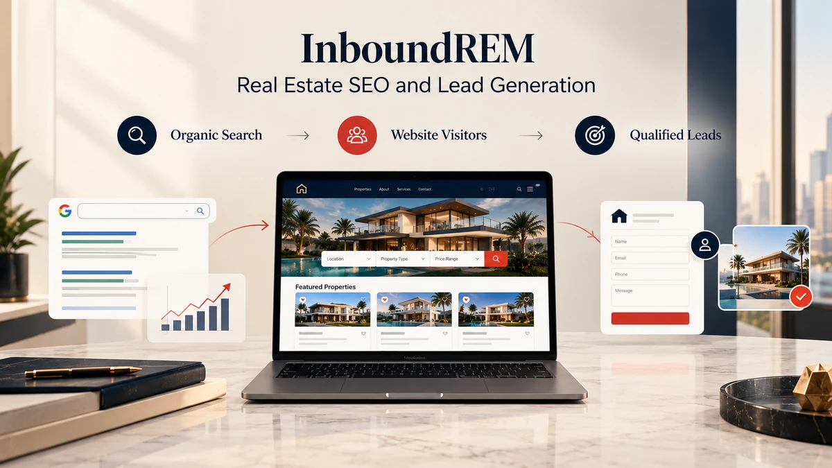 Real estate SEO and lead generation process