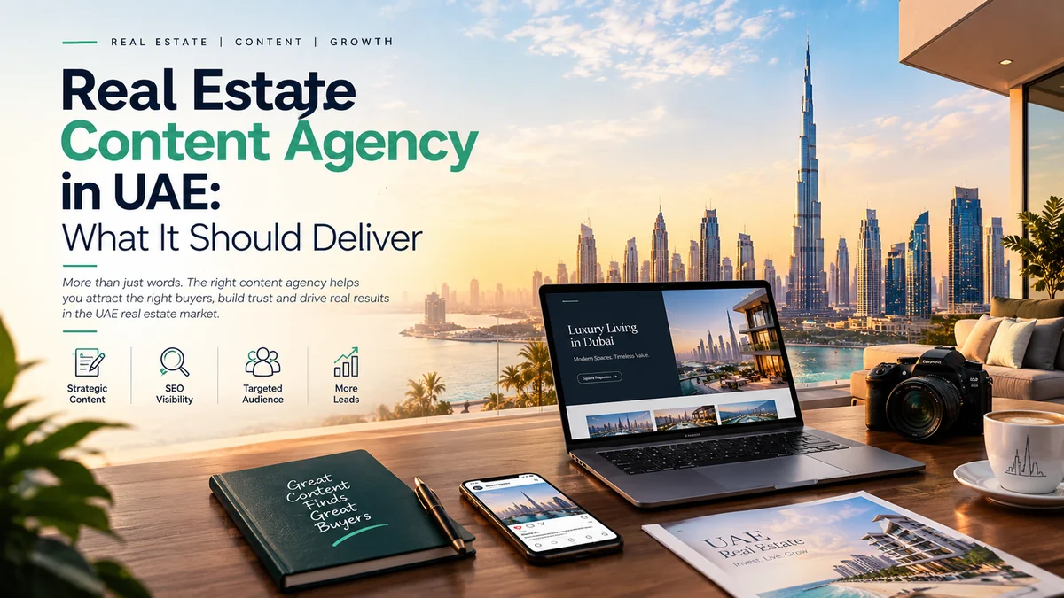 Real Estate Content Agency in UAE: What It Should Deliver