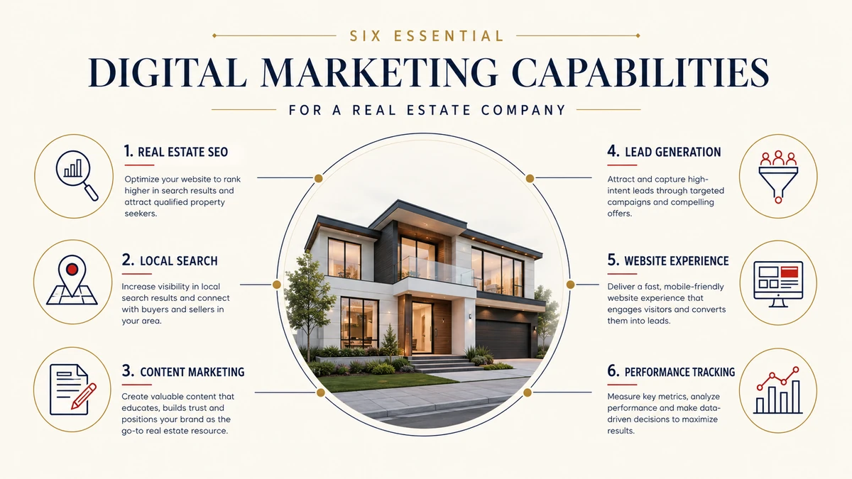 Six essential digital marketing services for real estate businesses