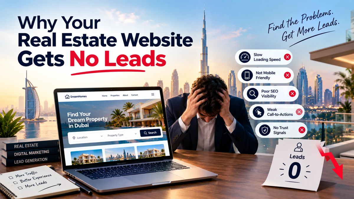 Why Your Real Estate Website Gets No Leads