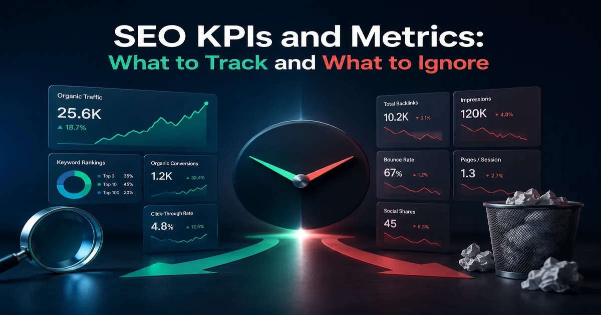 SEO KPIs and Metrics: What to Track and What to Ignore
