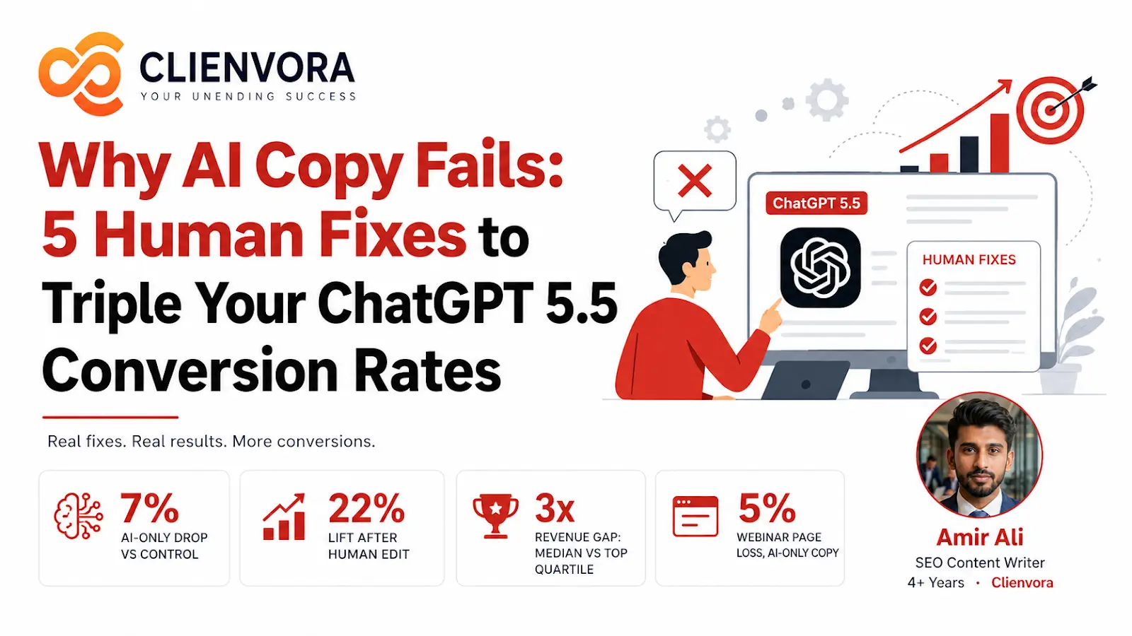 Why AI Copy Fails: 5 Human Fixes That Triple Conversions
