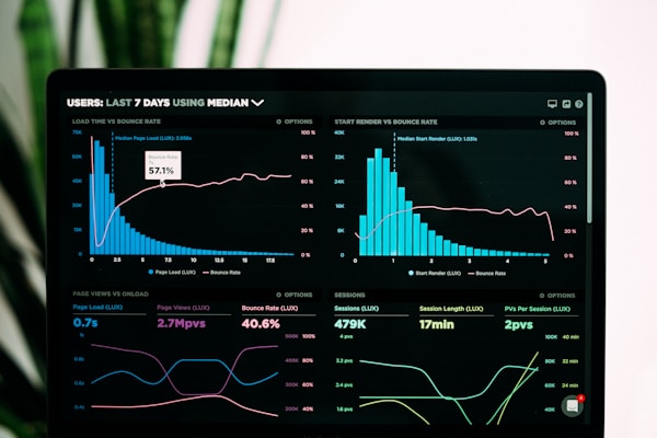Analytics dashboard showing balanced link profile